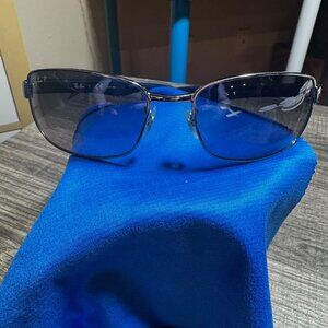 Ray-Ban RB3478 004/78 Rectangular Polarized 60-17-130 • With Case + Cloth